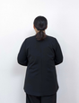 Washable, stretchy black formal wear (3-piece pants set)