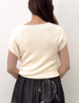 ドレープニットトップス