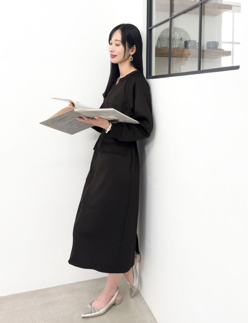 4-pocket sweatshirt dress (POS only)