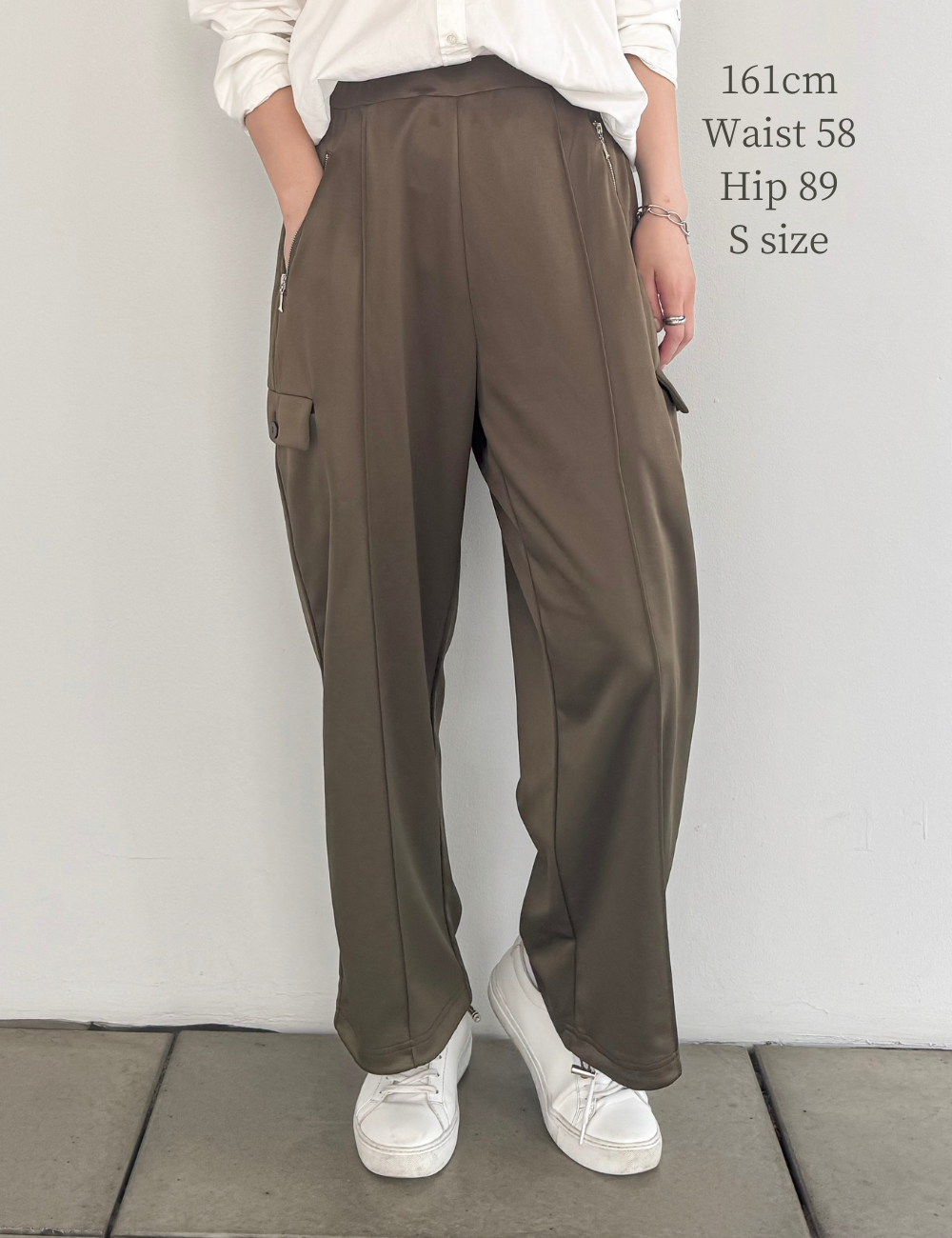 [Basic Line] Stretch Cargo Pants