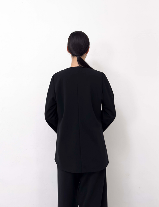 Washable, stretchy black formal wear (3-piece pants set)