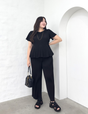 Pleated pants