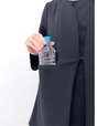 Washable, stretchy black formal wear (3-piece pants set)