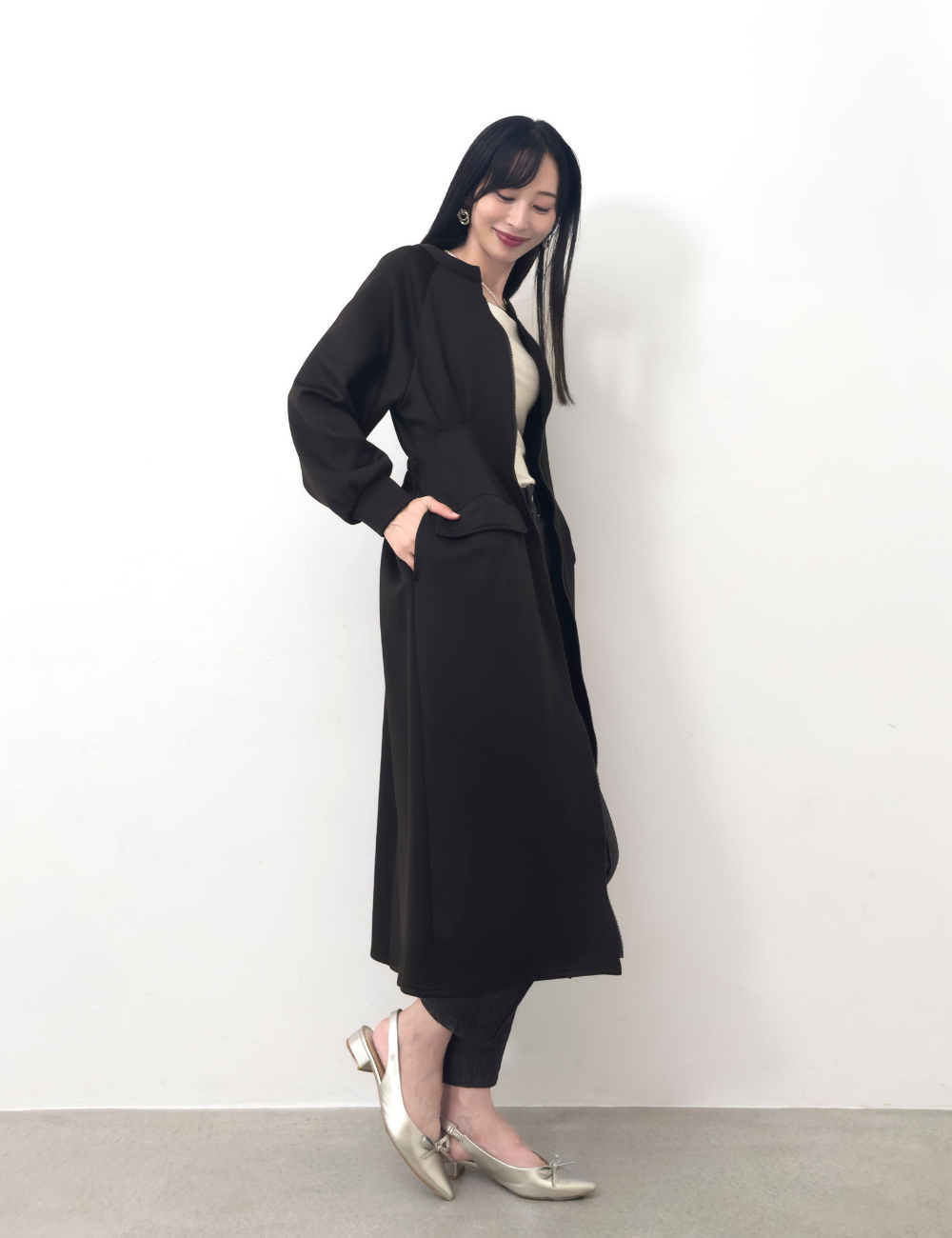 4-pocket sweatshirt dress (POS only)