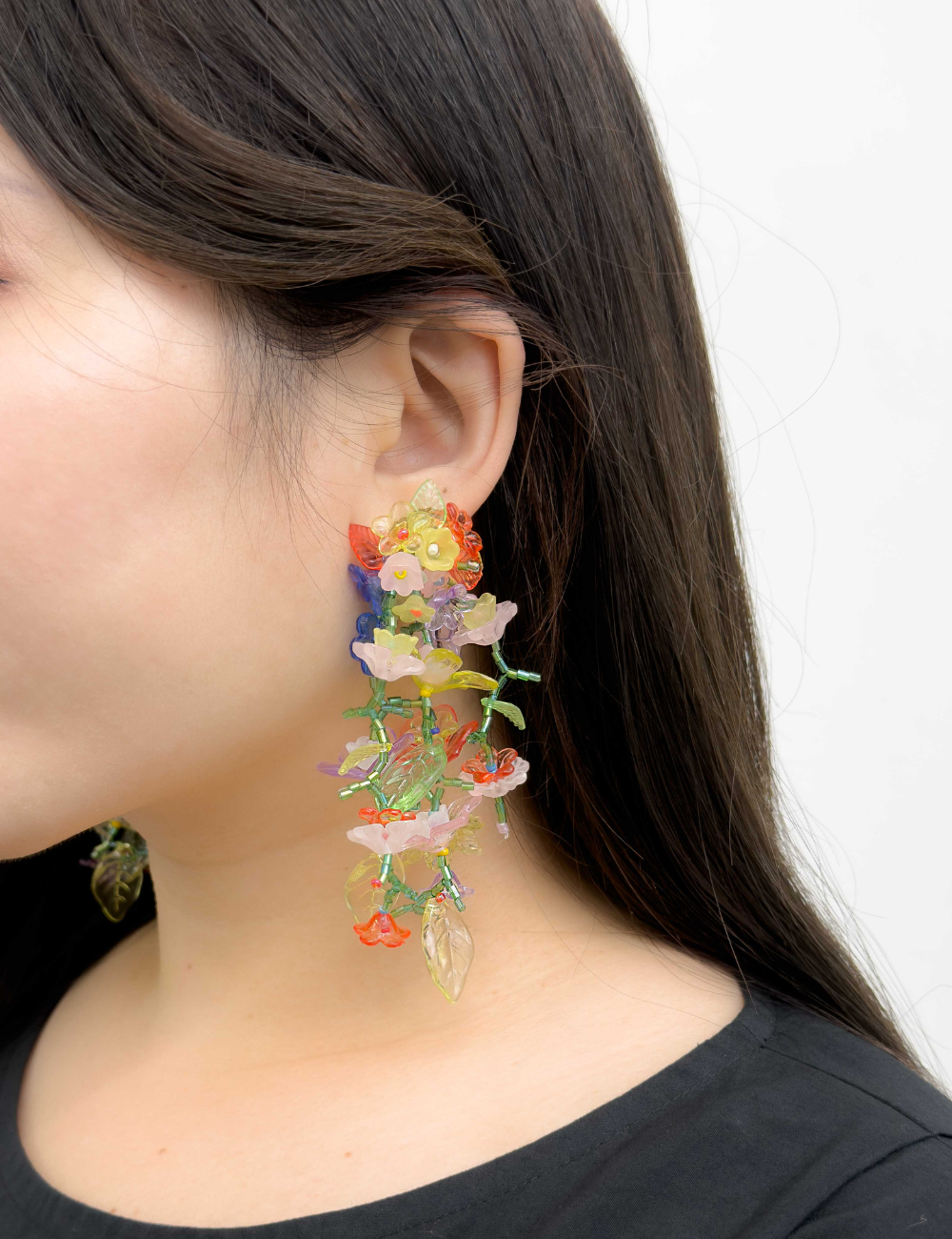 フラワーピアス