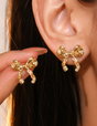 リボンピアス　