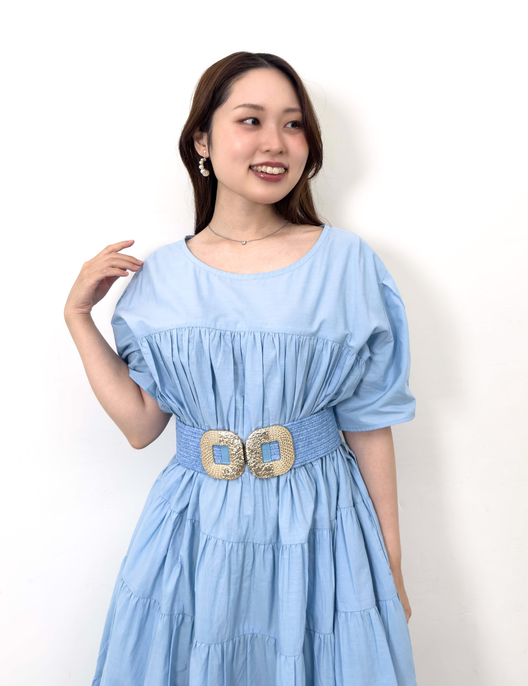 【プラスサイズさん専用】ストローライクストレッチベルト