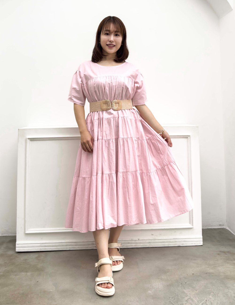 【プラスサイズさん専用】ストローライクストレッチベルト