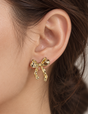 リボンピアス　