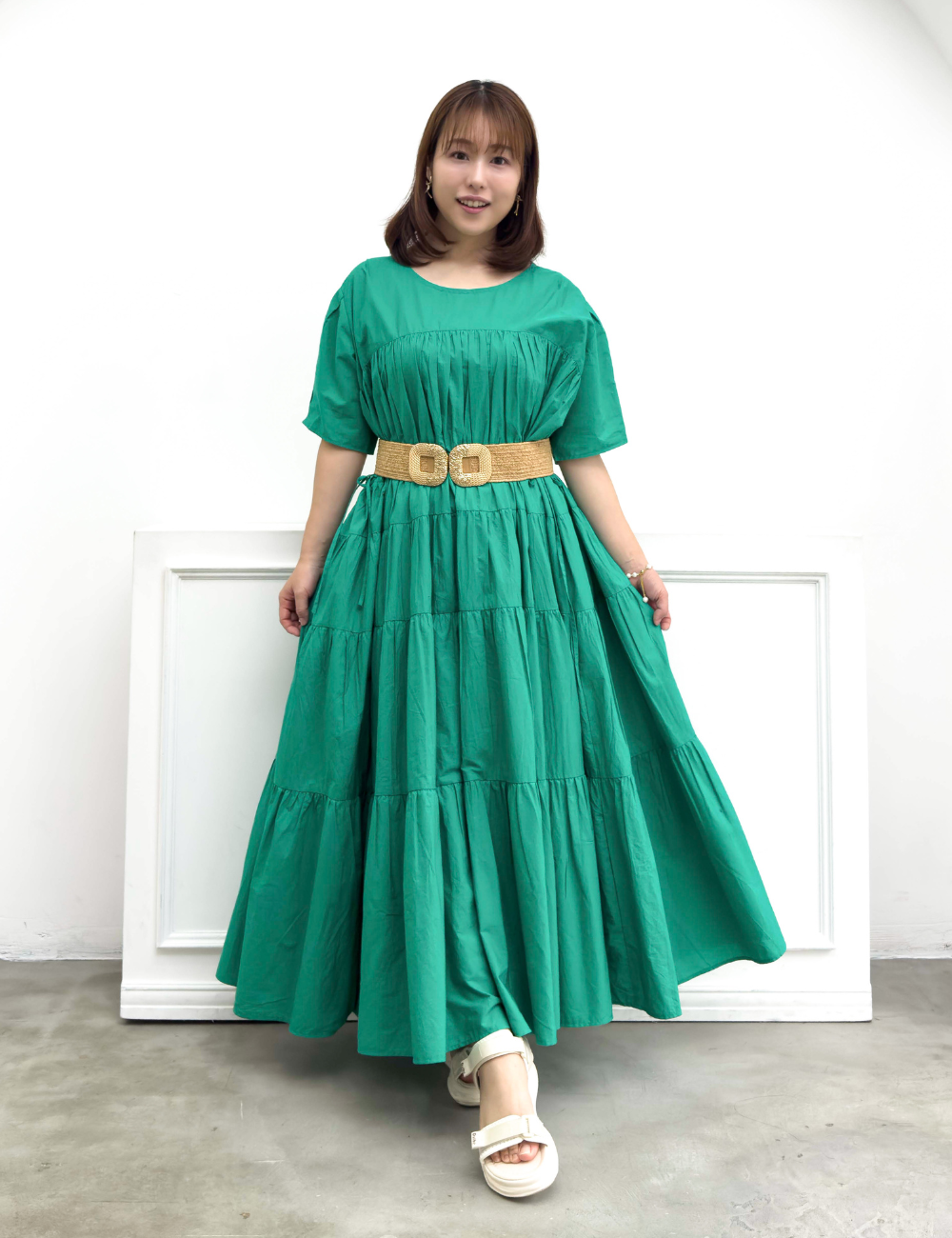 【プラスサイズさん専用】ストローライクストレッチベルト