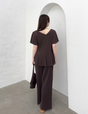 Pleated pants