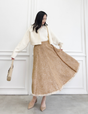 ツイードフリンジAラインスカート