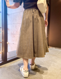 [Basic Line] Glen Check Skirt