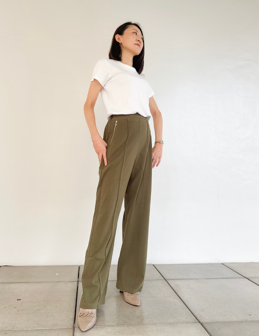 [Basic Line] Cotton Straight Pants