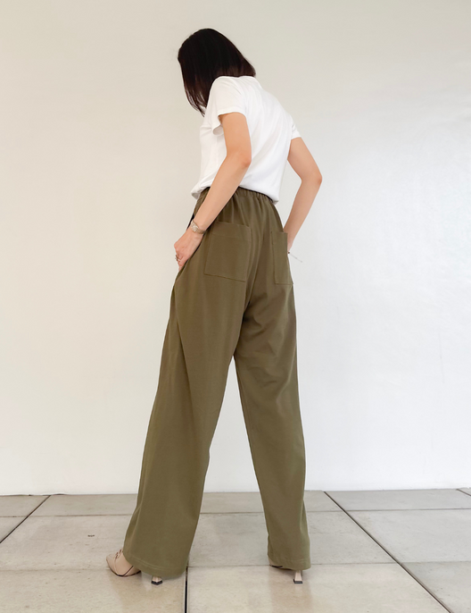 [Basic Line] Cotton Straight Pants