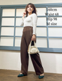 [Basic Line] Cotton Straight Pants