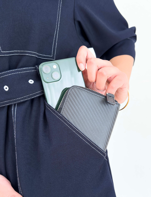Denim-like shirt dress