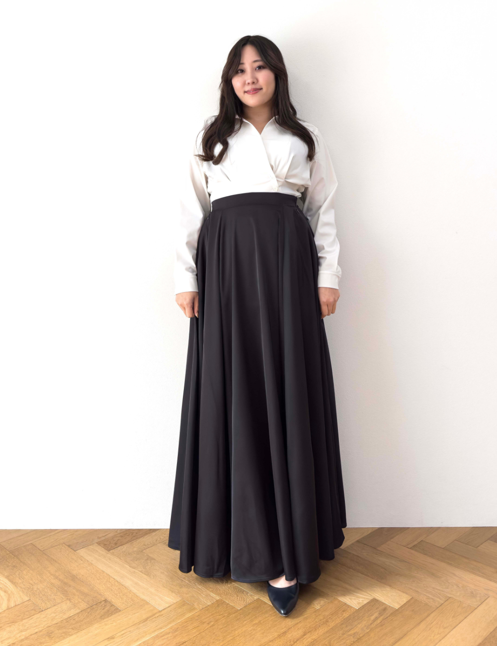 [Concert] Satin Long Skirt [Chorus]