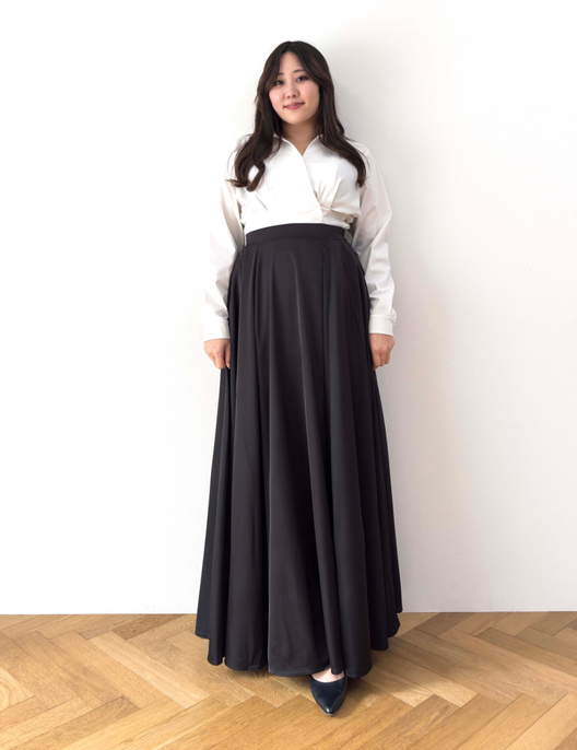 [Concert] Satin Long Skirt [Chorus]