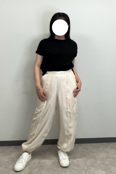 ダブルポケットワッシャーカーゴパンツ/ホワイト/S