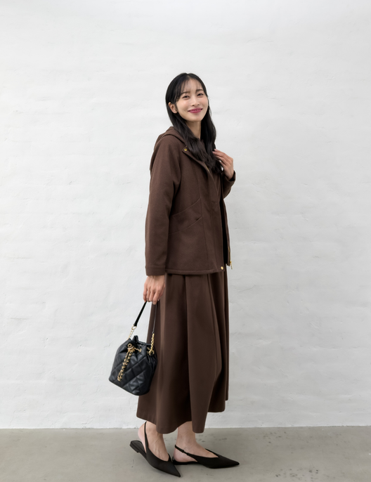 セットアップ可能】ヘリンボーンパーカー｜CINEMATIQ by Pinup Closet