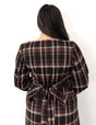 Cache-coeur Checked Dress