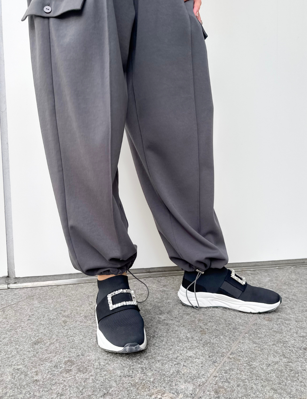 [Basic Line] Stretch Cargo Pants