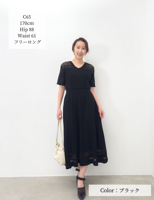 2wayシアーニットワンピ | CINEMATIQ by Pinup Closet 2wayシアーニットワンピ | CINEMATIQ by Pinup Closet