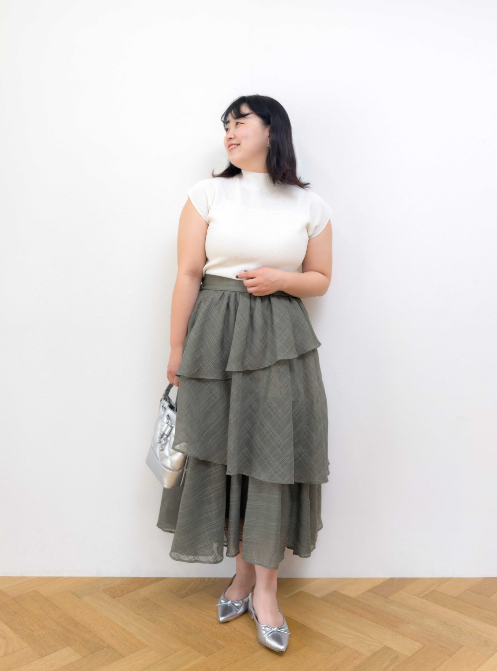 Random tiered skirt