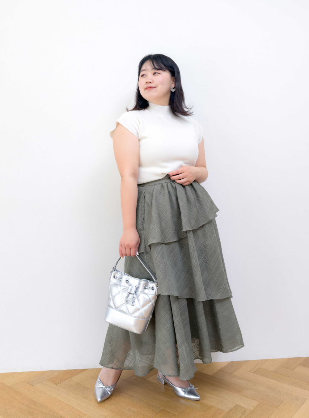 Random tiered skirt
