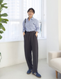 【ベーシックライン】ダブルポケットカーブパンツ