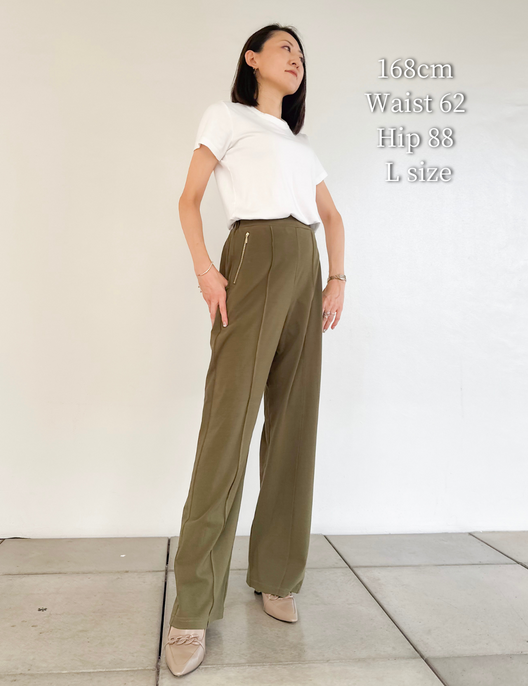 [Basic Line] Cotton Straight Pants