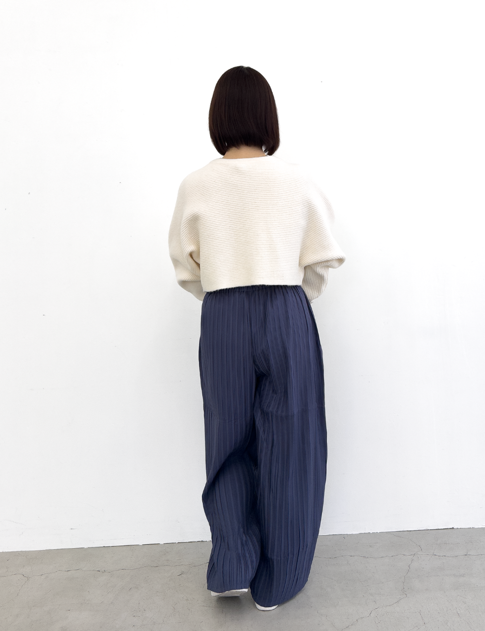 【セットアップ可能】プリーツストレートパンツ