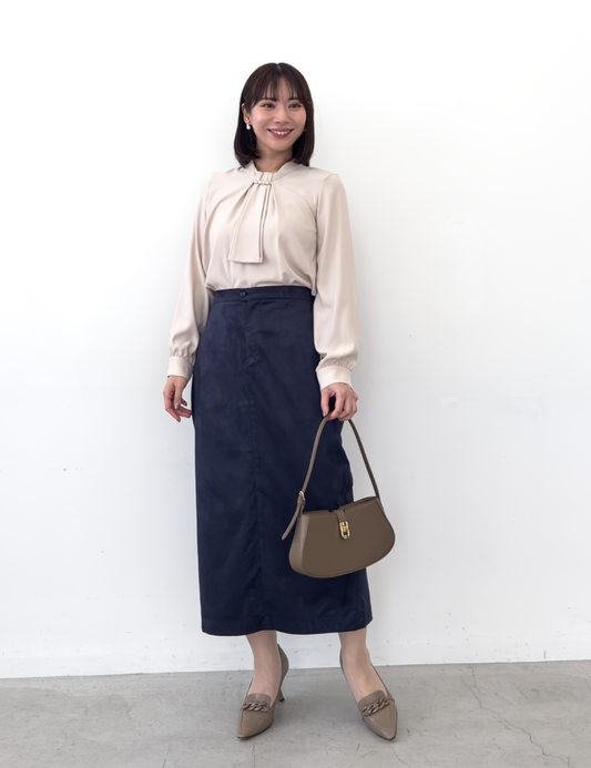 【ベーシックライン】スエードライクIラインスカート - Pinup Closet ONLINE STORE