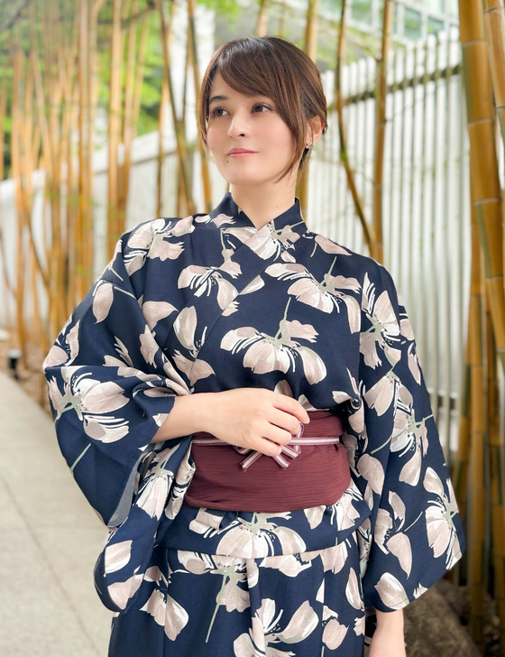 CINEMATIQ＊2Wayセパレート浴衣＊ブラック＊L〜LL