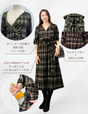 Cache-coeur Checked Dress