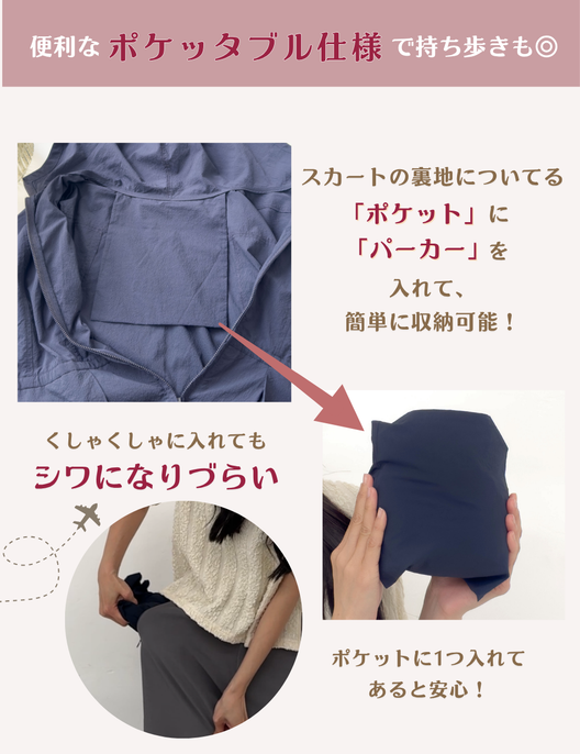 CINEMATIQ 撥水UVカットパーカー 機能説明