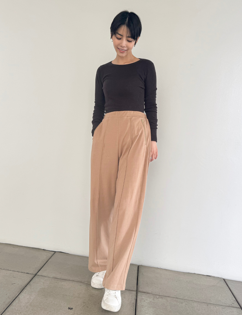 [Basic Line] Cotton Straight Pants