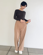 [Basic Line] Cotton Straight Pants