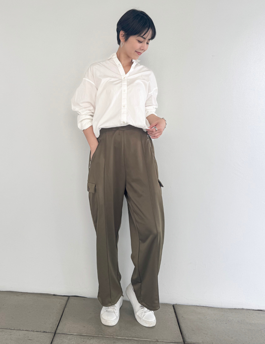 [Basic Line] Stretch Cargo Pants