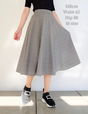 [Basic Line] Glen Check Skirt