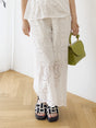 [Can be set up] Venetian lace pants