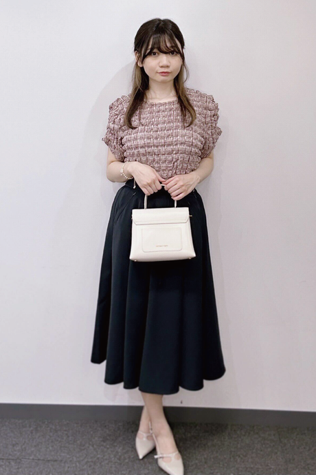 カフススリーブヘレナトップス/ブラウン/F