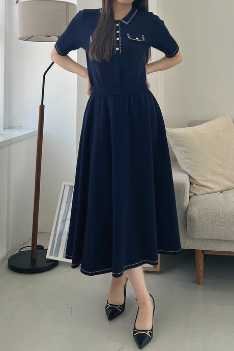 ステッチが可愛いセットアップ丈感比べ②