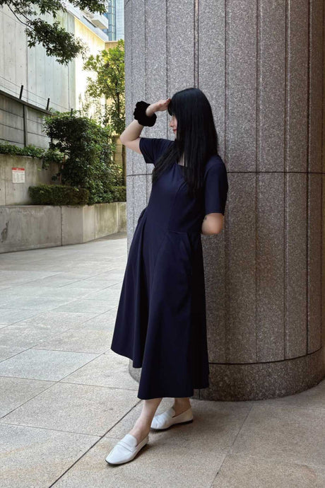 手ぶらでランチに行けるワンピのコーディネート